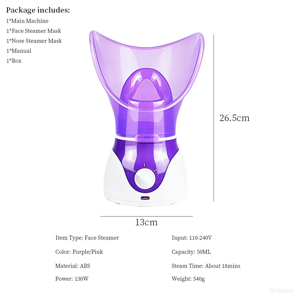 Aromaterapie Facial Steamer & Face Sauna