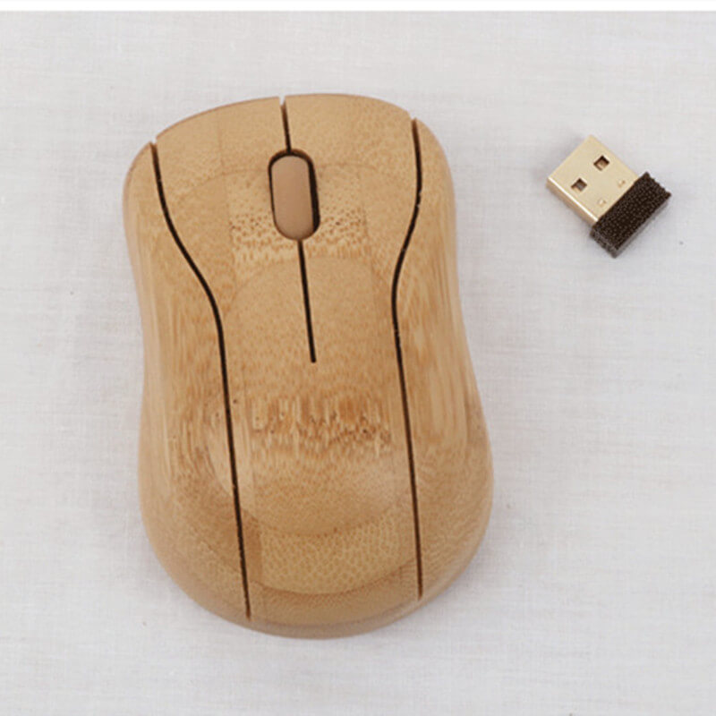 Combinație De Tastatură Și Mouse Din Bambus