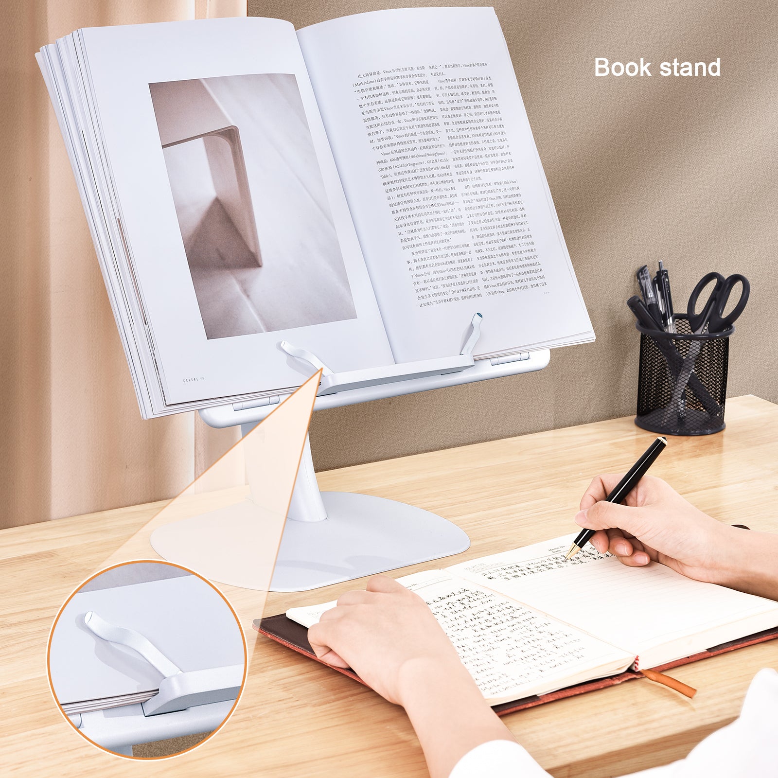 Multipurpose LapDesk Stand Used As A Book Stand